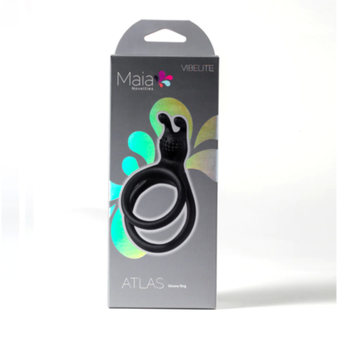 Maia-Atlas Dual Cockring-Black