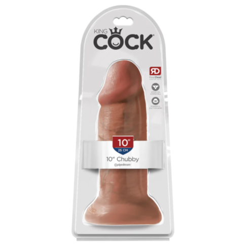 King Cock Chubby 10in-Tan