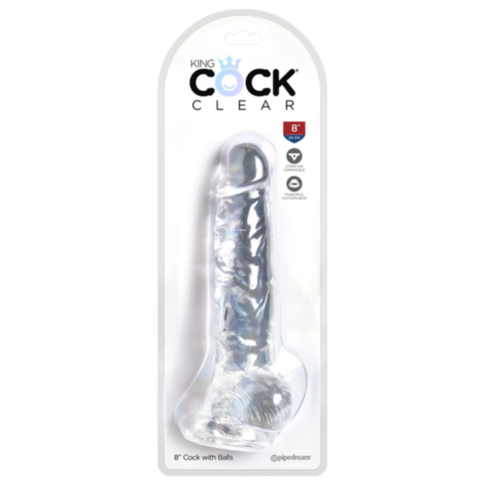 King Cock Clear 8in