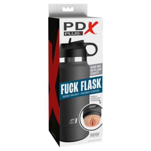 PDX Plus-Fuck Flask Grey-Secret Delight-Light