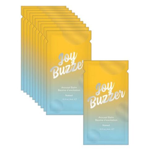 Joy Buzzer flavor arousal balm naked foil pack