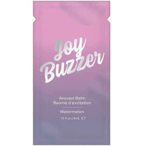 Joy Buzzer flavor arousal balm watermelon foil pack