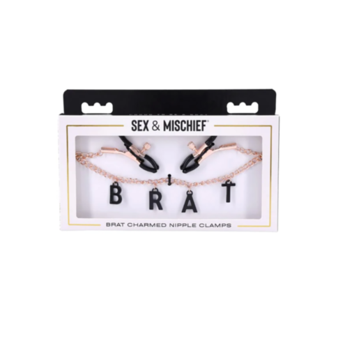 S&M Brat charmed nipple Clamps