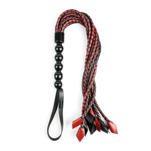 Saffron braided flogger