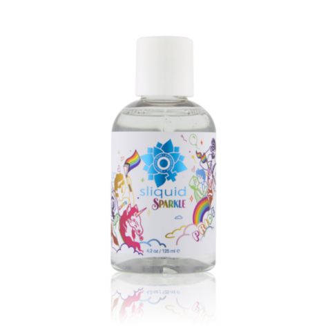 SLIQUID NATURALS SPARKLE PRIDE WATER BASED LUBRICANT 4.2OZ