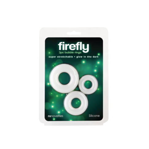 NS Firefly-3pc Bubble Rings-White