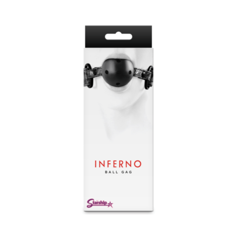 Starship Inferno - Ball Gag - Black