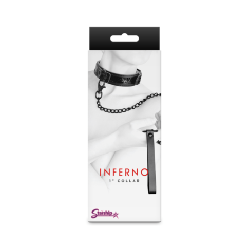 Starship Inferno - 1" Collar - Black