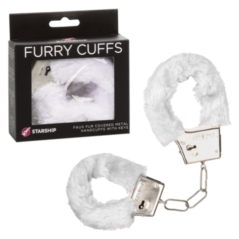 Starship's Furry Cuffs-White