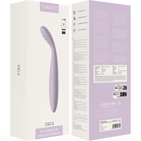 Svakom-Cici 2 Flexible G Spot Slim-Pastel Lilac