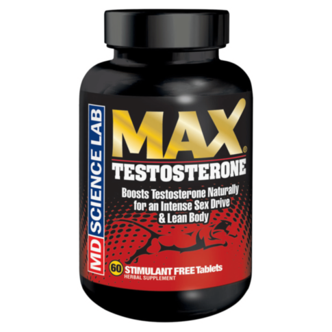 Max Testosterone 60ct Bottle