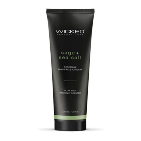 Wicked Sensual Care Sage sea salt massage cream