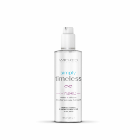 Simply Timeless Hybrid Water And Silicone Lubricant 4oz