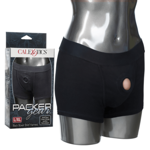 Cal Exotics-Packer Gear Boxer Brief Harness Black L XL