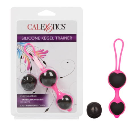 Cal Exotics-Silicone Kegel Trainer-Pink/Black