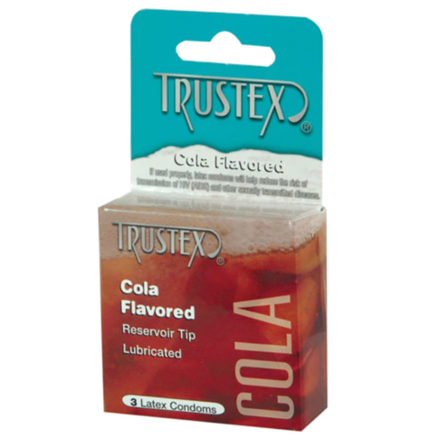 Cola Flavored Condoms 3pk