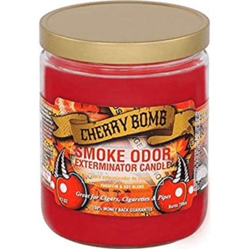 Smoke Odor Candle Cherry Bomb