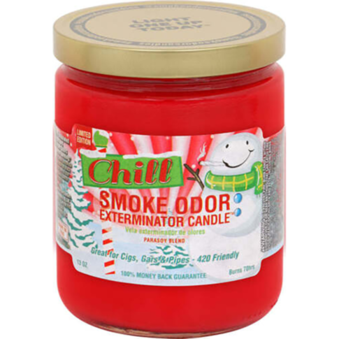 Smoke Odor Candle Chill