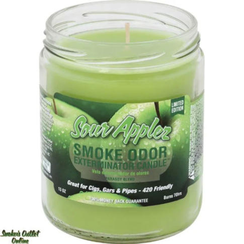 Smoke Odor Candle Sour Applez