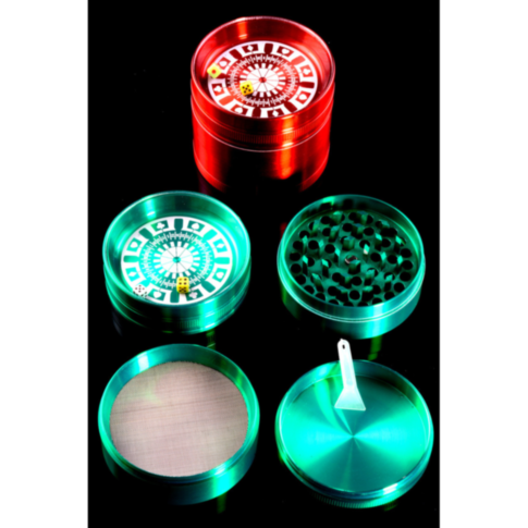 63mm 4pc Spinnable Roulette Heavy Grinder