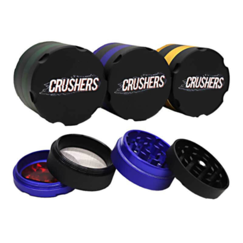 55mm 4pc Crushers Classic Rubberized Grinder