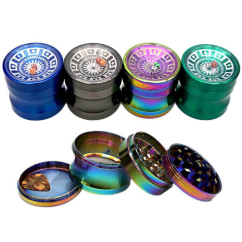 63mm 4pc Crushers Concave Body with Dice Grinder