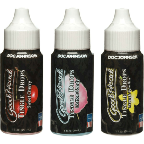 GoodHead Tingle Drops Cherry  Cotton Candy & French Vanilla