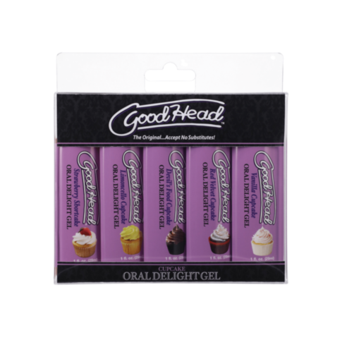 Goodhead Oral Delight Gel 5pk Cupcakes