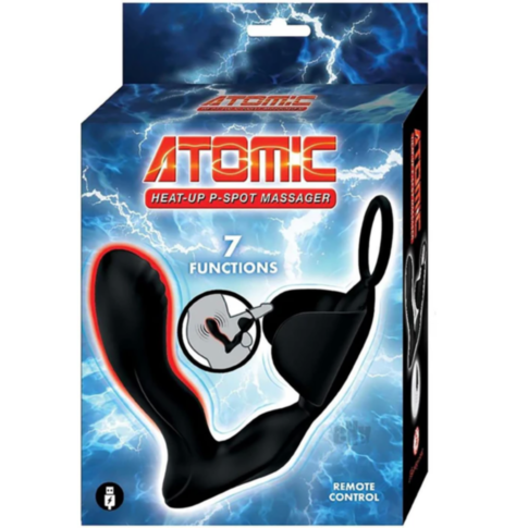 Atomic Heat Up P Spot Massager-Black