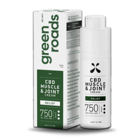 MUSCLE AND JOINT RELIEF CBD CREAM - 750MG