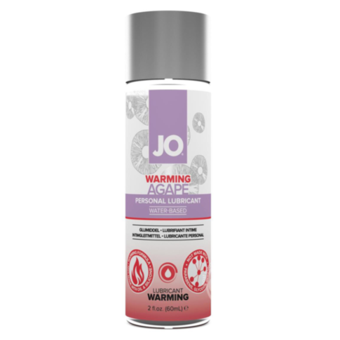 A product image features a gray rocket icon surrounded by stars and a planet within a circle, all set against a green background, akin to Jo 2oz Personal Lubricant AGAPE Women Warming. The text "No Image" is displayed at the top.