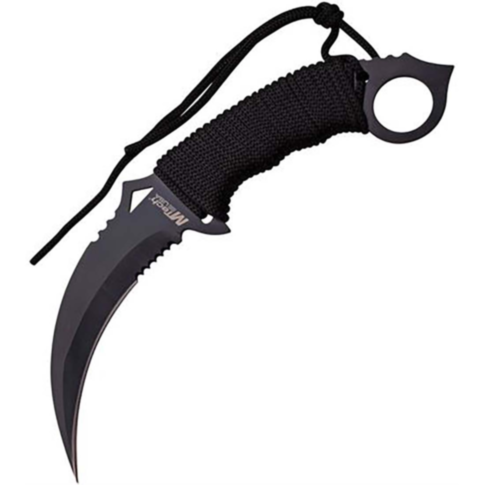 Black Karambit Blade with Nylon Sheath