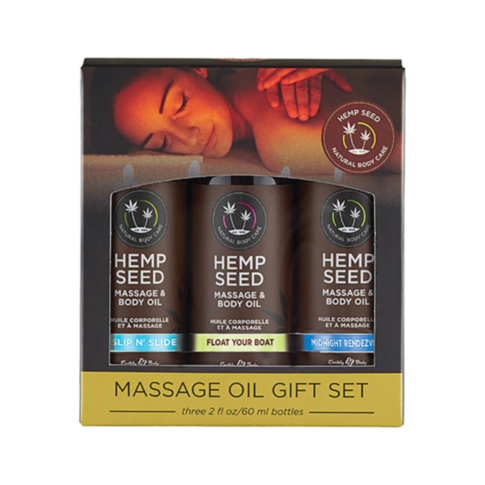 Hemp Seed Massage Oil Gift Set Summer 2023 Collection