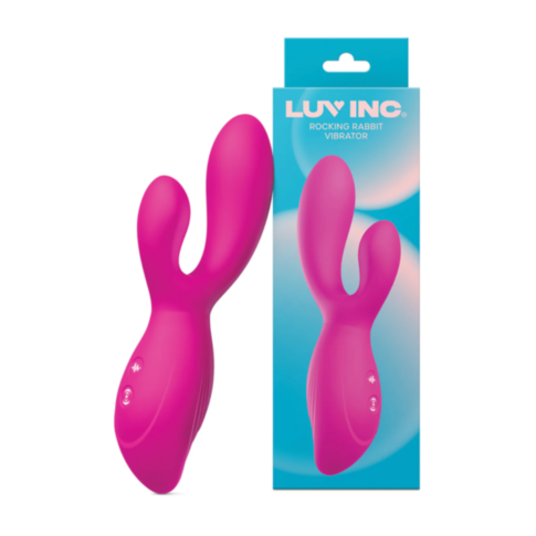 Luv Inc-RR94 Rocking Rabbit Come Hither Motion-Pink