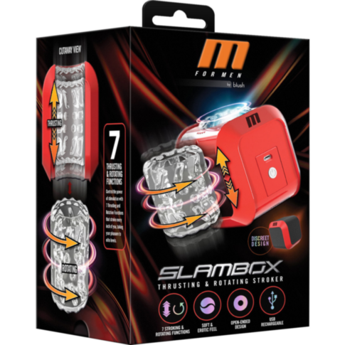 M for Men-Slambox Thrusting-Gyrating-Red