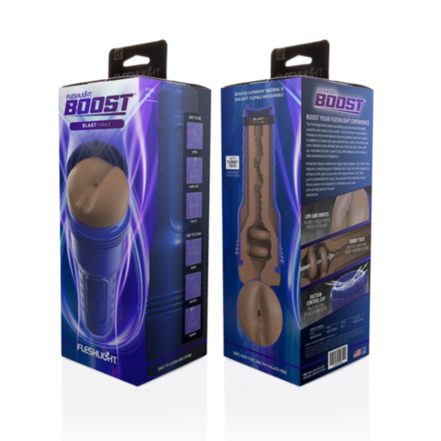 Fleshlight Boost Blast-Medium Dark Flesh Vagina