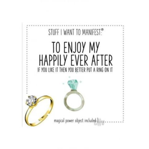 My Own Happily Ever After (Ring) Card w Charm