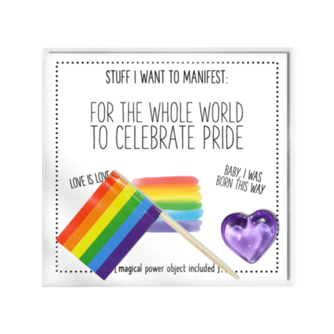 For The Whole World To Celebrate Pride Card w Charm