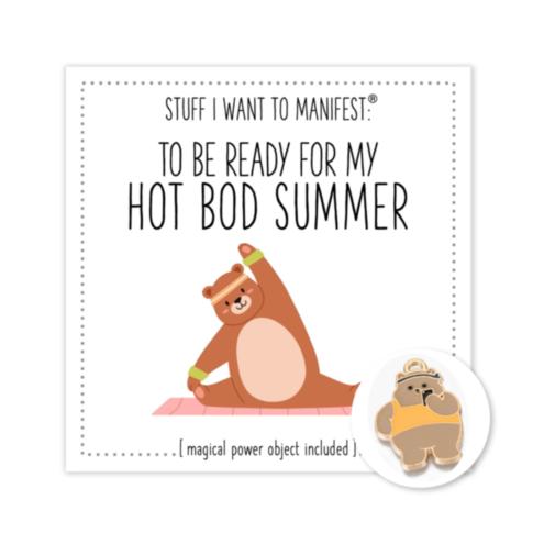 To Be Ready for My Hot Bod Summer Card w Charm