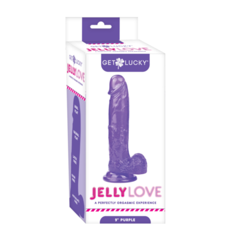 Get Lucky Jelly Love 9in-Purple