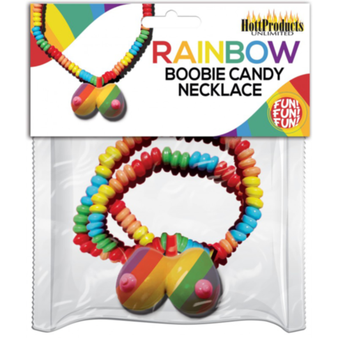 Rainbow Boobie Candy Necklace