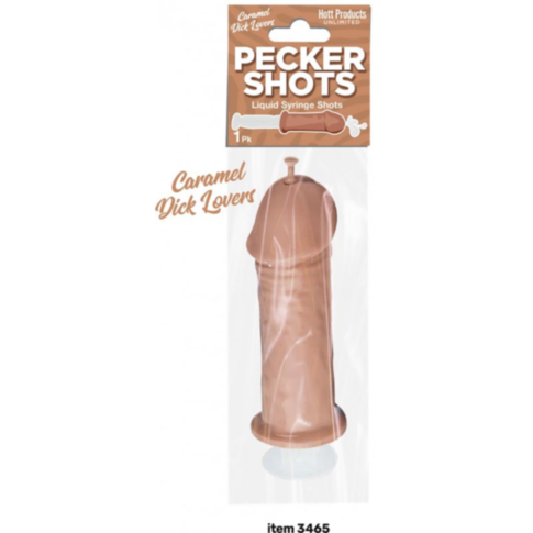 Pecker Shots Syringe-Brown