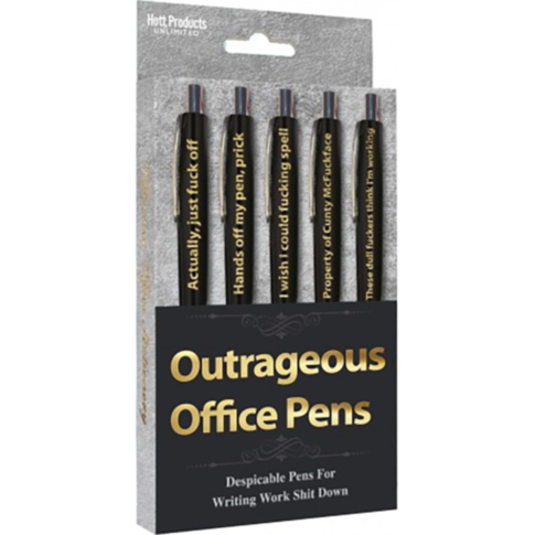 Outrageous Office Pens 4pk