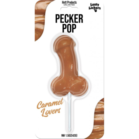 Lusty Licker Pecker Pop-Caramel