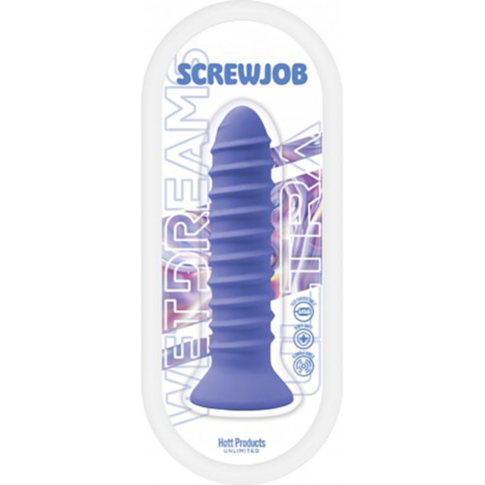 Wet Dreams-Screw Job Vibrator-Purple