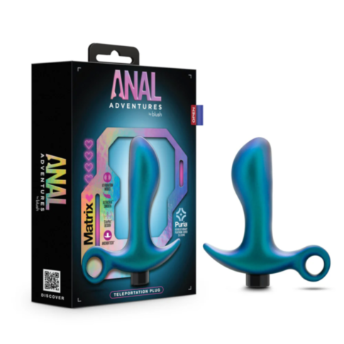 Anal Ad Matrix-Teleportation Plug Rechargeable-Lunar Blue