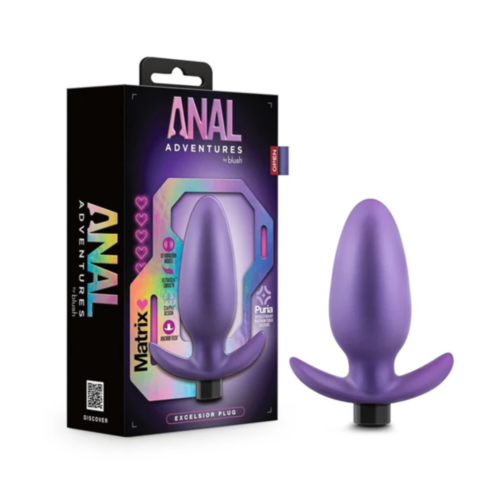 Anal Ad Matrix-Excelsior Plug Rechargeable-Astro Violet