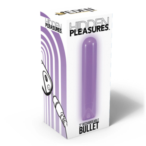 Eden-Hidden Pleasure Rechargeable Bullet-Purple