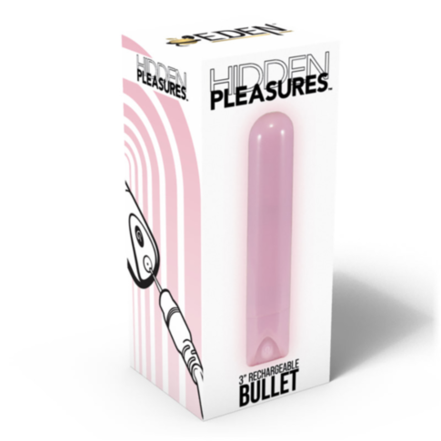 Eden-Hidden Pleasure Rechargeable Bullet-Pink