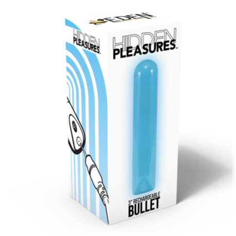 Eden-Hidden Pleasure Rechargeable Bullet-Blue